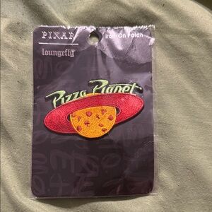 Loungefly Pizza Planet Patch with Red and Yellow